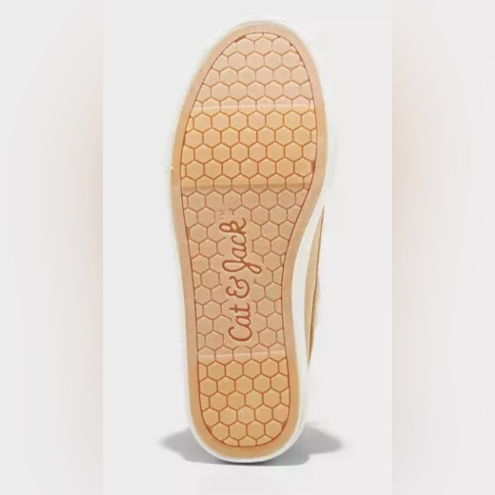 Cat & Jack Boy's Reece Slip On Boat Shoes Beige Size 1 - Picture 3 of 3